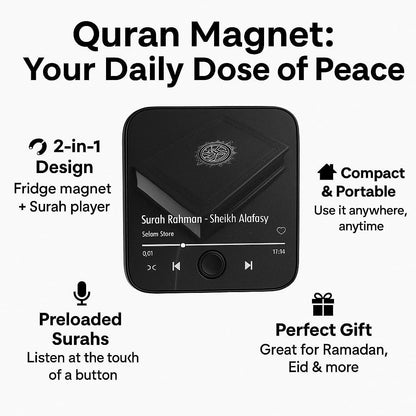 Quran Magnet with Built-In Surah Player
