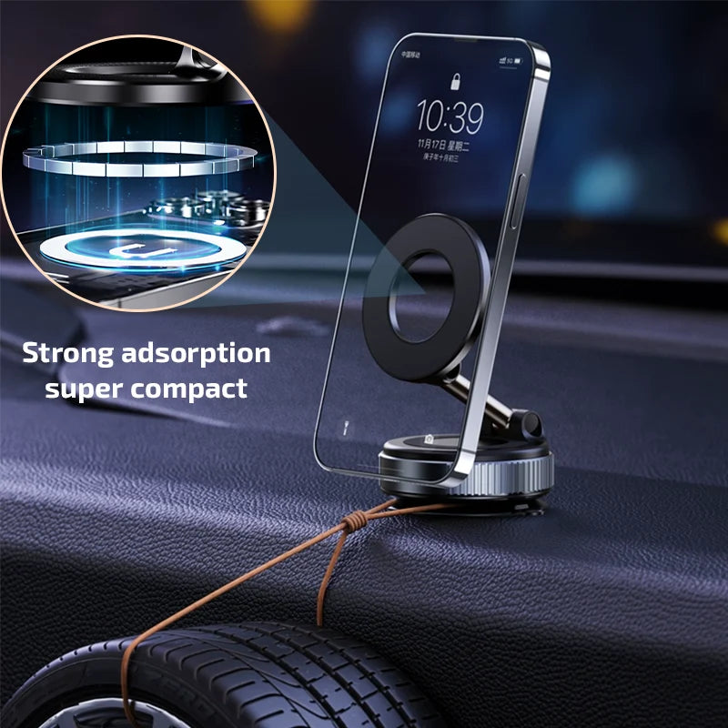 360° Magnetic Vacuum Phone Holder